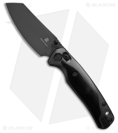Bestechman Cicada's Wing Bar Lock Knife Mirror Finish/DLC SS (3.15" Mirror DLC)