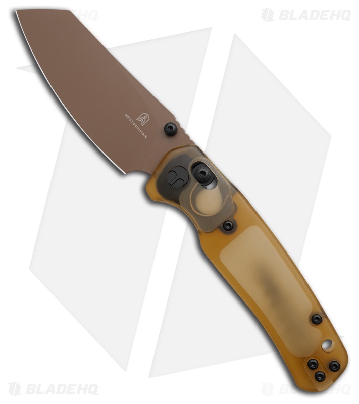Bestechman Cicada's Wing Knife Amber Ultem 3.15