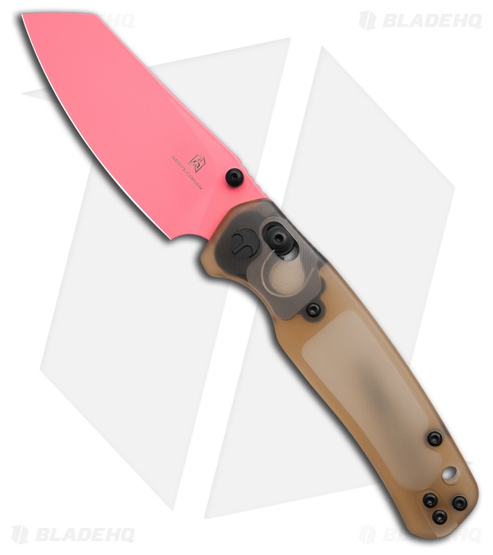 Bestechman Cicada's Wing Knife Jade Ultem Pink BMK06H