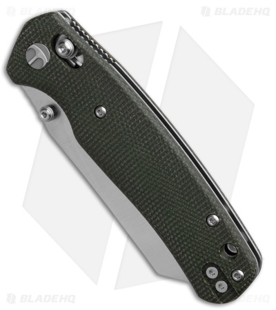 Bestechman Cicada's Wing Crossbar Lock Knife OD Green Micarta (3.15" Satin)
