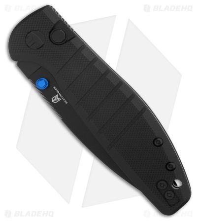 Bestechman Goodboy Jr. Button Lock Knife Black G-10 (3" Black) BMK10E