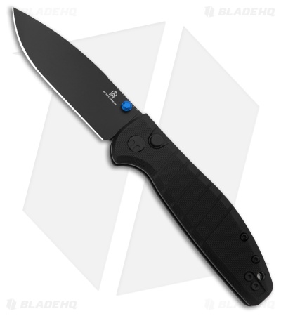 Bestechman Goodboy Jr. Button Lock Knife Black G-10 (3" Black) BMK10E
