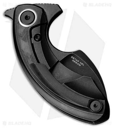 Bestech Knives STRELIT Frame Lock Knife Ti /Red Marble CF (2.2" Black SW)