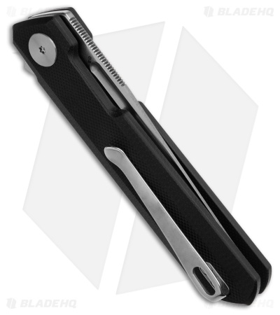 Bestechman Mini Dundee Double Detent Knife Black G-10 (2.9" Satin)