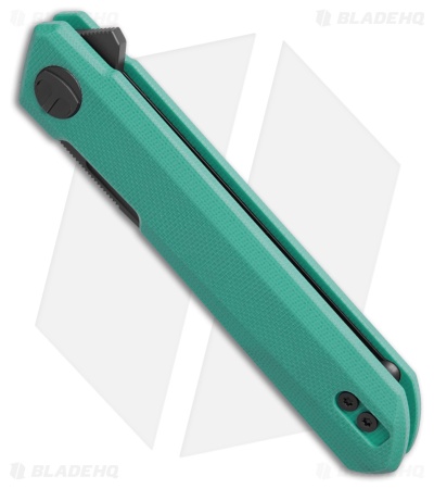 Bestechman Mini Dundee Double Detent Knife Light Blue G-10 (2.9" Gray)