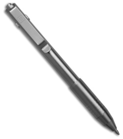 Big Idea Design Dual Side Click Pen - Machined Raw Titanium