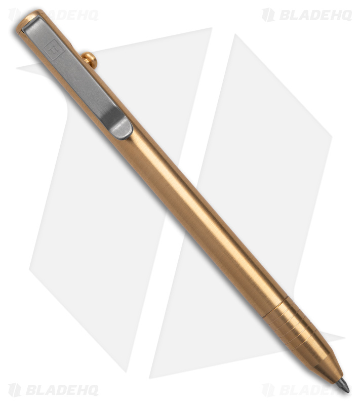 Big Idea Design Slim Bolt Action Pen - Brass