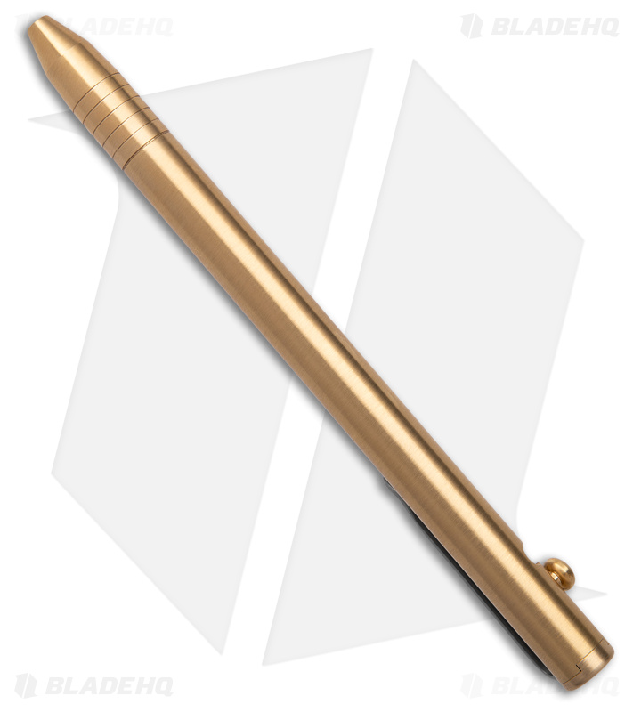 Big Idea Design Slim Bolt Action Pen - Brass