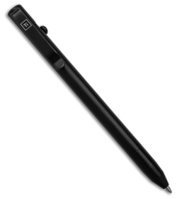 Big Idea Design Slim Bolt Action Pen - DLC Black Titanium - Blade HQ