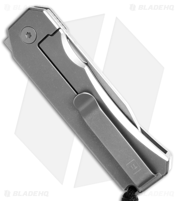 Big Idea Design TI Pocket Knife Frame Lock Gray Titanium (2.8" Stonewash)