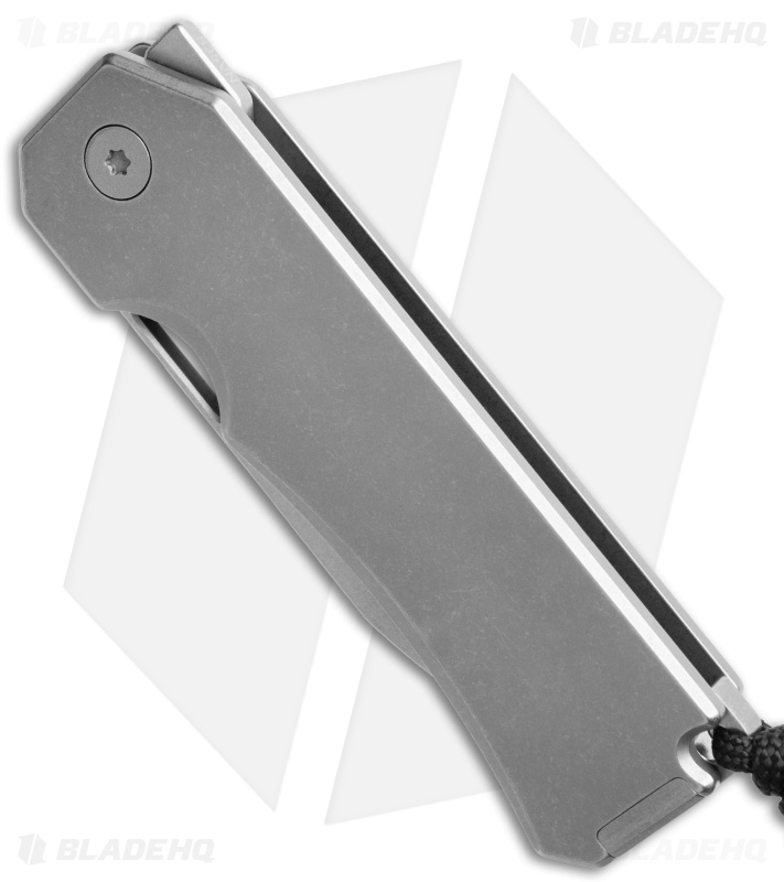 Big Idea Design TI Pocket Knife Frame Lock Gray Titanium (2.8" Stonewash)