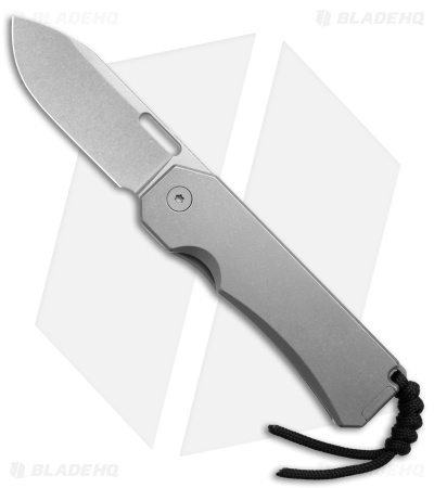 Big Idea Design TI Pocket Knife Frame Lock Gray Titanium (2.8" Stonewash)