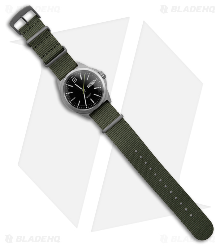 Big Idea Design Ti Field Watch Solar Driven (Stonewashed Titanium)