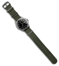 Big Idea Design Ti Field Watch Solar Driven (Stonewashed Titanium)