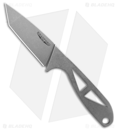 Bradford Knives G-Necker Fixed Blade Neck Knife Tanto (2.62" Stonewash)