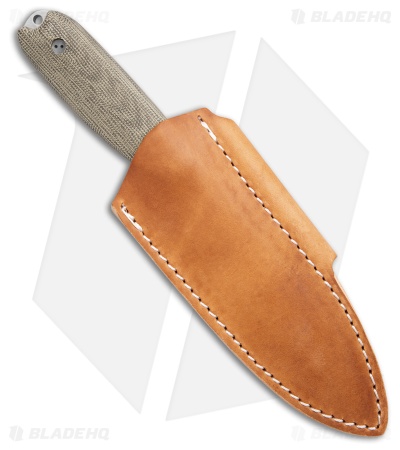 Bradford Knives Guardian3.5XL 3D Natural Micarta (4.50" Stonewash)