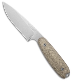 Bradford Knives Guardian3.5XL 3D Natural Micarta (4.50" Stonewash)