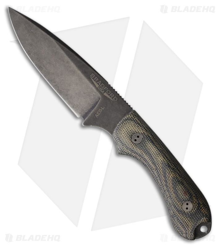 Bradford Knives Guardian 3.2 Fixed Blade Knife Camo Micarta (3.5