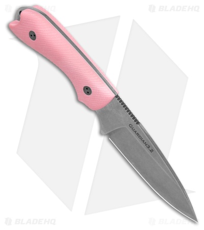 Bradford Guardian 3.2 Fixed Blade Knife Pink Microtextured G-10 (3.75" SW)