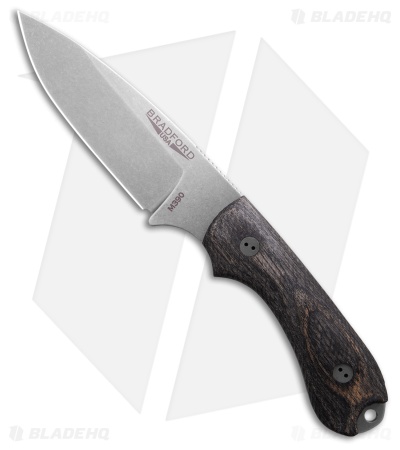 Bradford Knives Guardian 3.2 Fixed Blade Knife Liberty Wood Charcoal (3.5" SW)