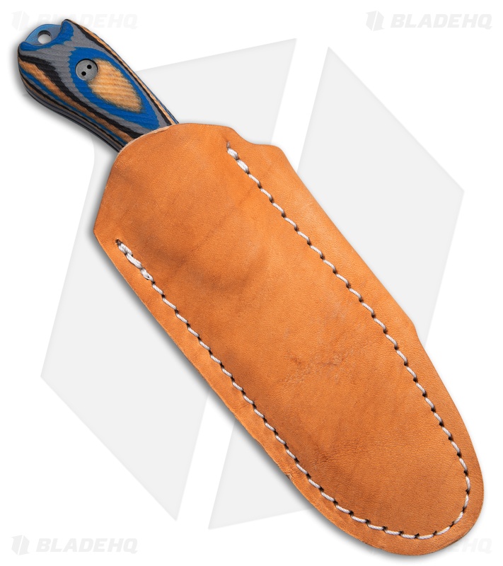 Bradford Knives Guardian3.2 Fixed Blade Knife Blue G-Wood (3.5" Blue PVD)