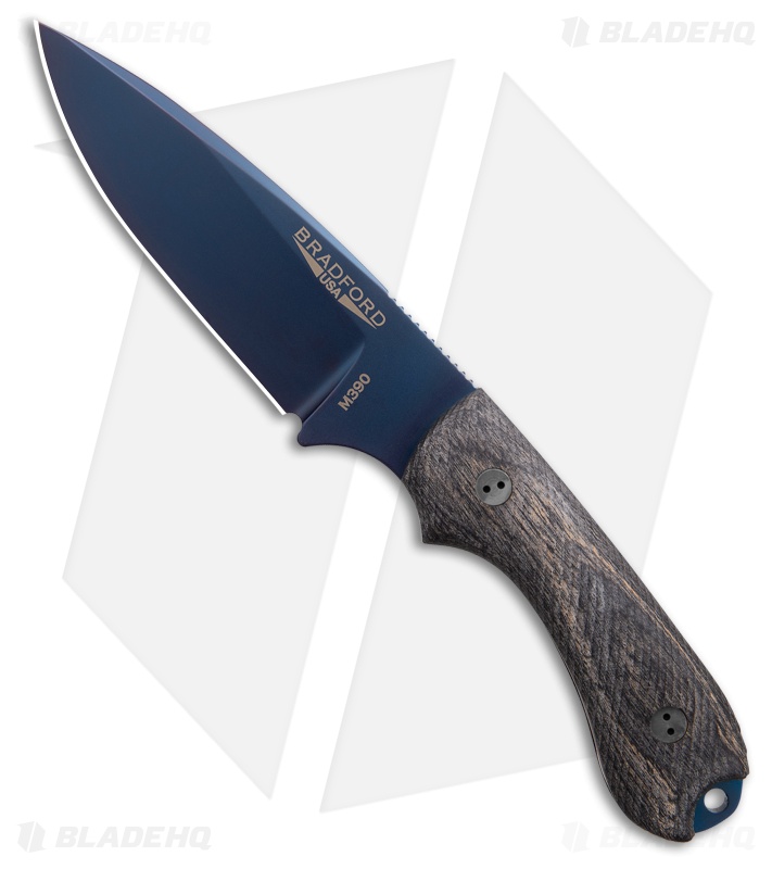 Bradford Knives Guardian3.2 Fixed Blade Knife Liberty (3.5" Blue PVD)