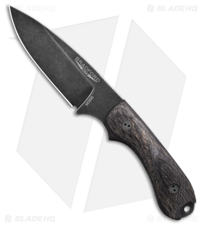 Bradford Knives Guardian3.2 Fixed Blade Knife Liberty Wood Charcoal(3.5" Nimbus)