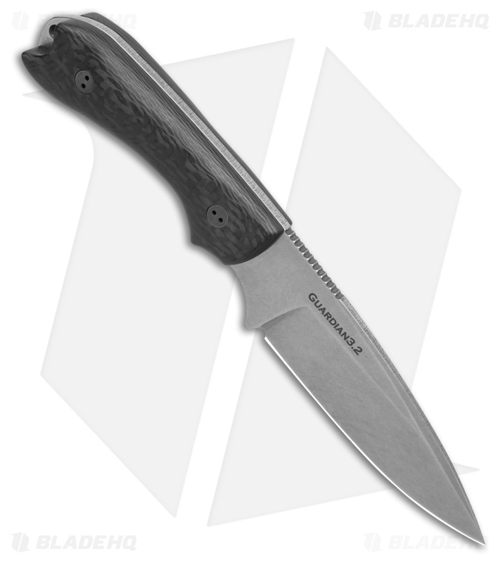 Bradford Guardian 3.2 Fixed Blade CF Drop Point SW ELMAX