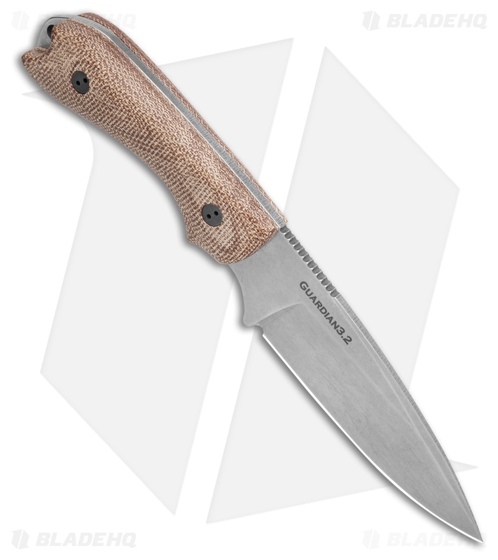 Bradford Guardian 3.2 Fixed Blade Knife Natural Micarta SW