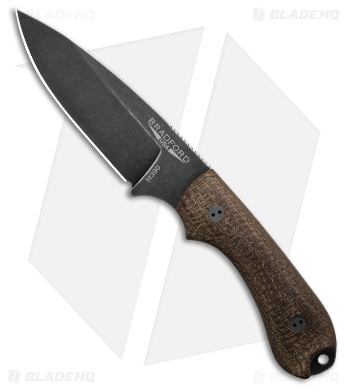 Bradford Guardian 3.2 Fixed Knife Natural Burlap Micarta