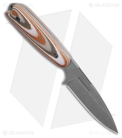 Bradford Knives Guardian 3.5 Fixed Blade 3D Microtextured Snow Camo (3.75" SW)