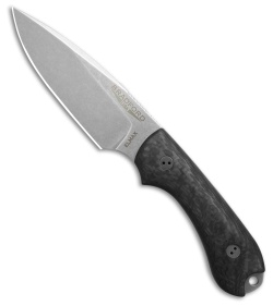 Bradford Knives Guardian3 Knife 3D Carbon Fiber (3.5" False Edge SW Elmax)