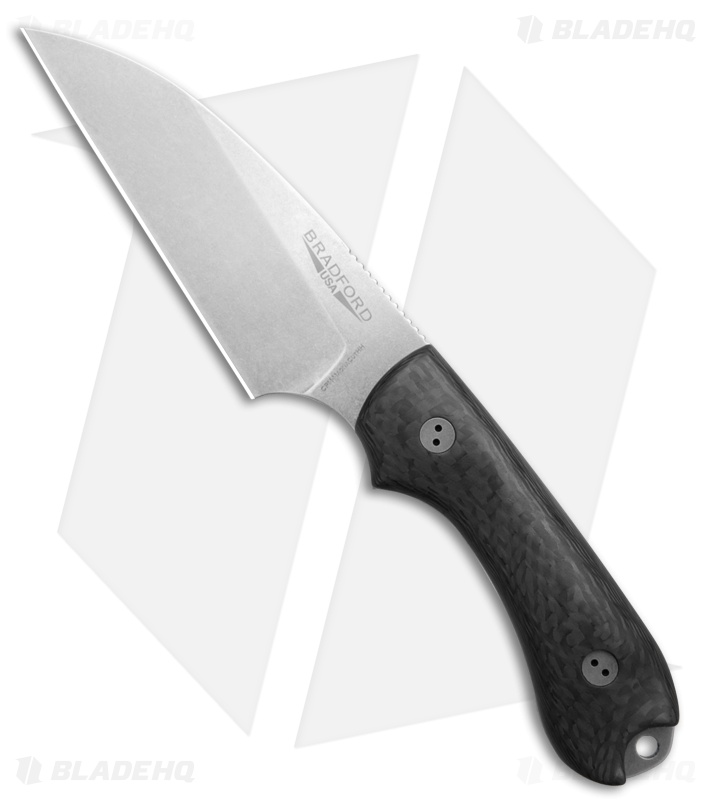 Bradford Knives Guardian3 Wharnie Knife 3D Carbon Fiber