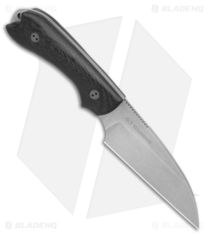 Bradford Knives Guardian3 Wharnie Knife 3D Carbon Fiber