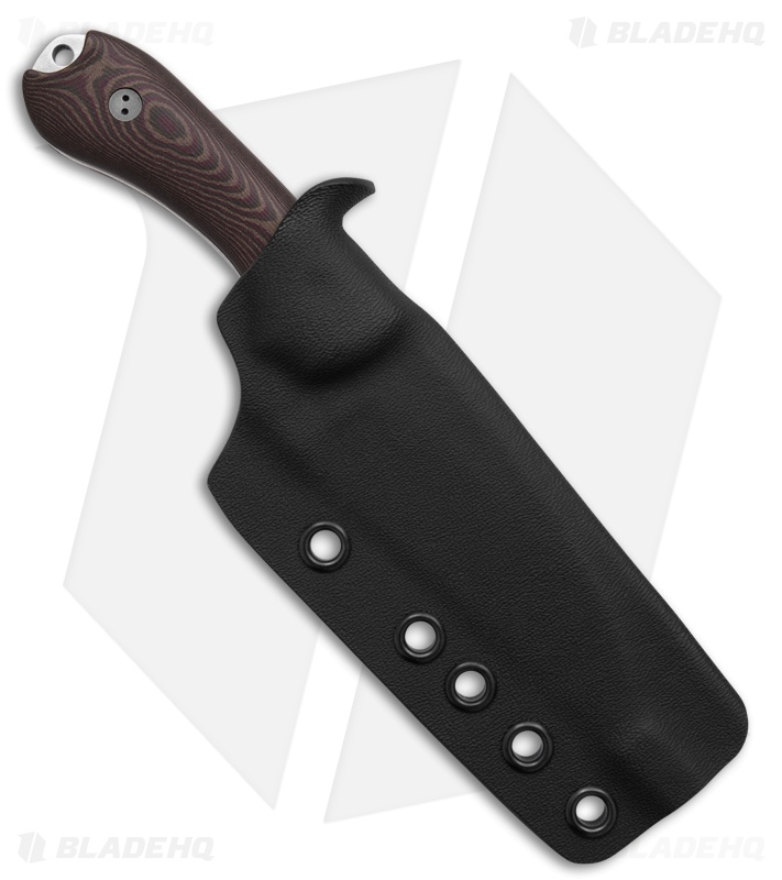 Bradford Knives Guardian3 Wharnie Knife 3D Chocolate/Brown Richlite (3.5" SW)