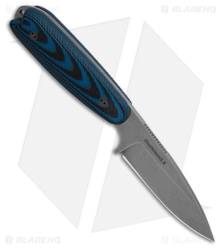 Bradford Knives Guardian3.5 Fixed Blade 3D Black/Blue