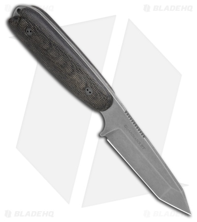 Bradford Knives Guardian3.5 Fixed Blade 3D Black Micarta (3.75" Stonewash)