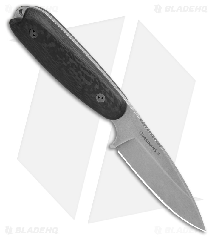 Bradford Guardian3.5 Fixed Blade CF Drop Point SW ELMAX