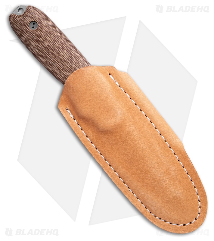 Bradford Guardian3.5 Fixed Blade Knife Brown Micarta SW