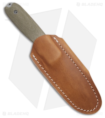 Bradford Knives Guardian3.5 Fixed Blade 3D OD Green Micarta (Stonewash)