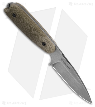 Bradford Knives Guardian 3.5 Fixed Blade 3D OD Micarta (3.75" Sabre SW Elmax)