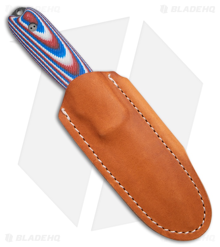Bradford Knives Guardian3.5 Fixed Blade Knife Red/White/Blue G-10 (3.75" Nimbus)