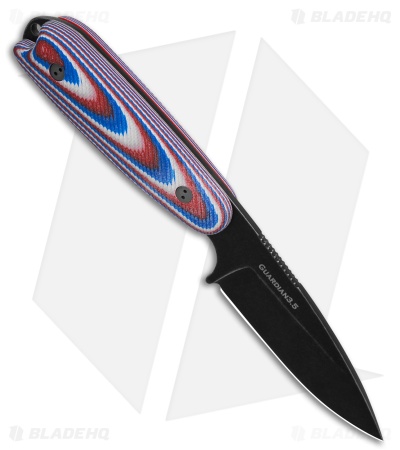 Bradford Knives Guardian3.5 Fixed Blade Knife Red/White/Blue G-10 (3.75" Nimbus)
