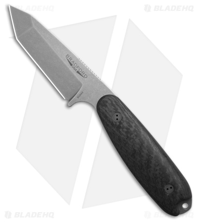 Bradford Knives Guardian3.5T Fixed Blade 3D Carbon Fiber (3.75" Stonewash)