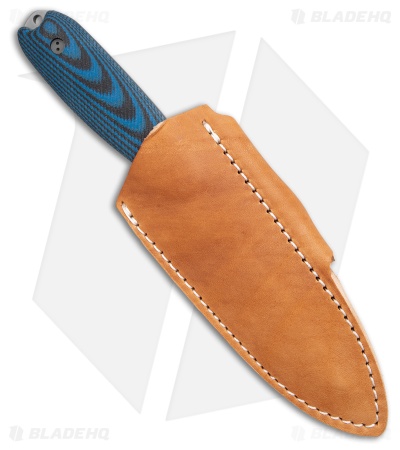 Bradford Knives Guardian3.5XL 3D Black/Blue Micarta (4.50" Stonewash)