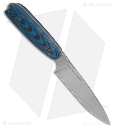 Bradford Knives Guardian3.5XL 3D Black/Blue Micarta