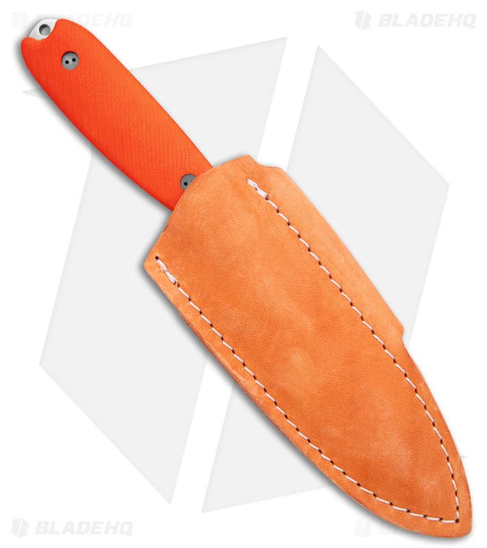 Bradford Knives Guardian3.5XL Fixed Blade Knife 3D Textured Orange G10 (4.5" SW)