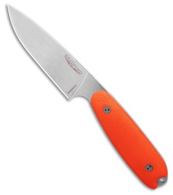 Bradford Knives Guardian3.5XL Fixed Blade Knife 3D Textured Orange G10 (4.5" SW)