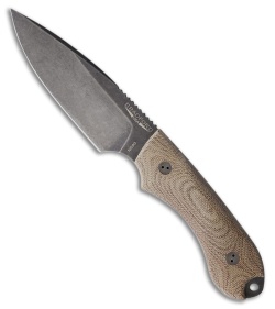 Bradford Knives Guardian4 Knife 3D Natural Micarta (4.75" Nimbus)