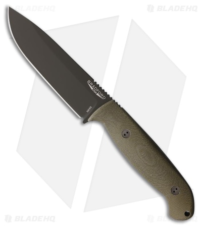 Bradford Knives Guardian5.5 Fixed Blade Green Micarta (5" OD Green)